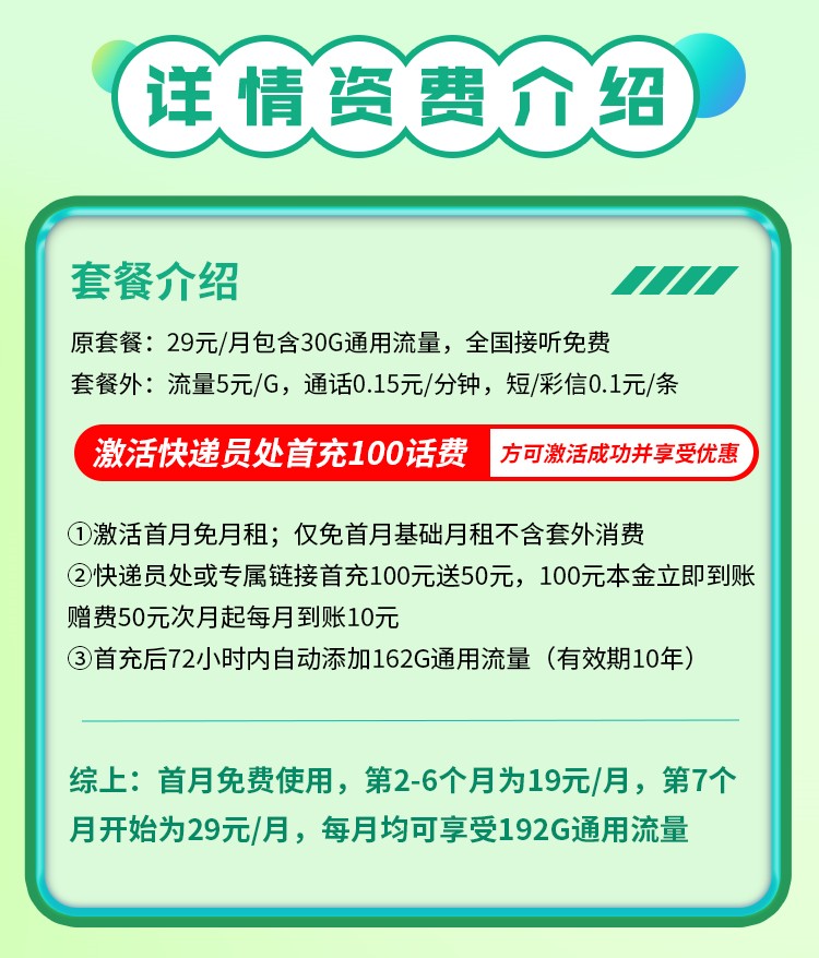 广电福兔卡19元192G全国流量  第2张