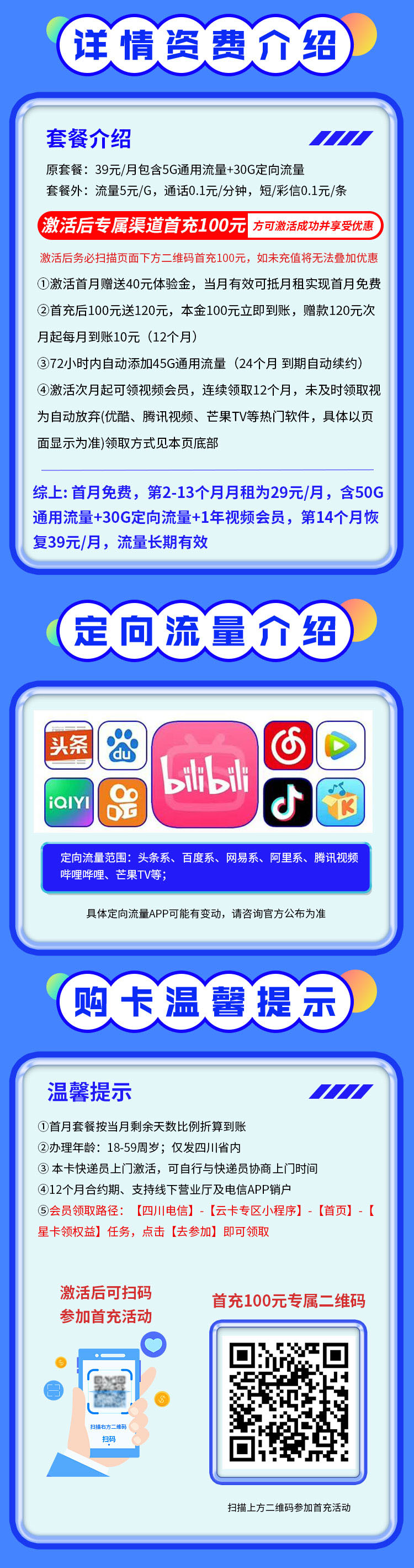 电信熊猫卡29元80G+一年视频会员  第2张