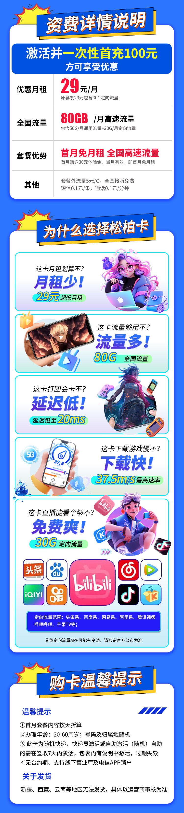电信松柏卡29元80G  第2张